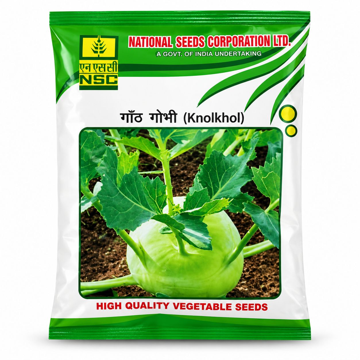 NSC Knol Khol White Vienna (WV) -100 gram Truthfully Labelled Seeds