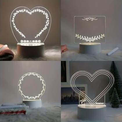 Creative 3D LED Night Lamp, Decorative Illusion Light for Bedroom, Living Room and Home Décor