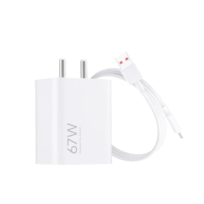 Xiaomi 67W Fast Charger Combo/Rapid Charging with Qualcomm Quick Charge 3.0. Includes USB Type-C 6A Fast Charge Cable. Compatable with mobiles, laptops, and Power Banks (White) Xiaomi 67W Fast Charger Combo/Rapid Charging with Qualcomm Quick Charge 3.0. Includes USB Type-C 6A Fast Charge Cable. Compatable with mobiles, laptops, and Power Banks (White)