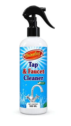 Shinelay Tap & Faucet Cleaner - Water Mark, Stain & Remover for Bathroom & Kitchen - 500 ML