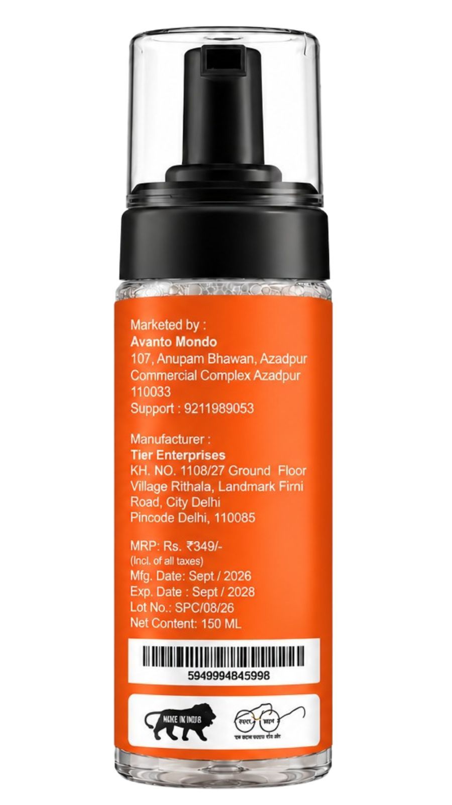 Shinelay Instant Sports & Sneakers Shoes Cleaner - Powerful Cleaner for Sports Shoes, Sneakers, Athletic Shoes, Loafers & Boots - 150 ML