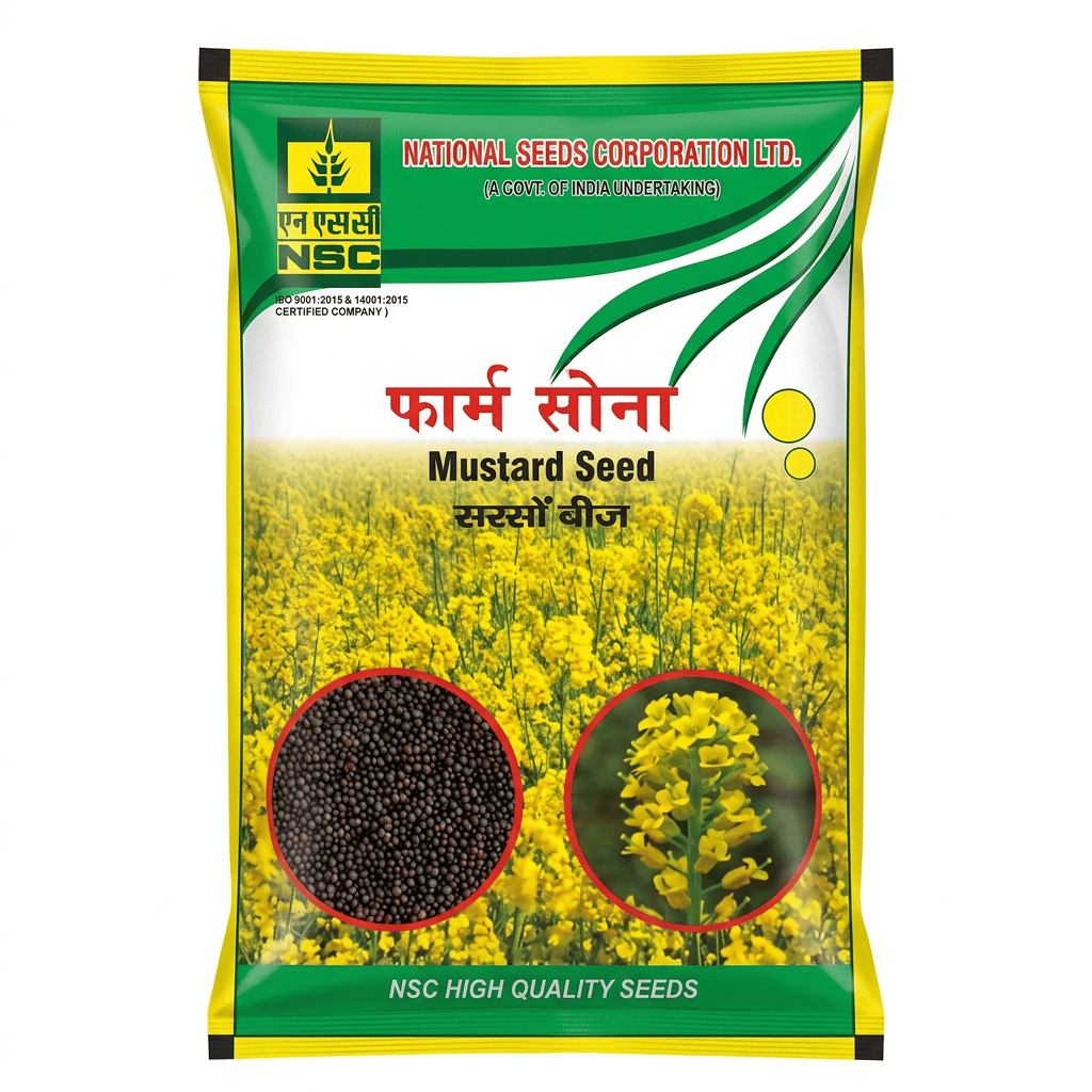 NSC Mustard RH-1975, 1 Kg Truthfully Labelled Seed 