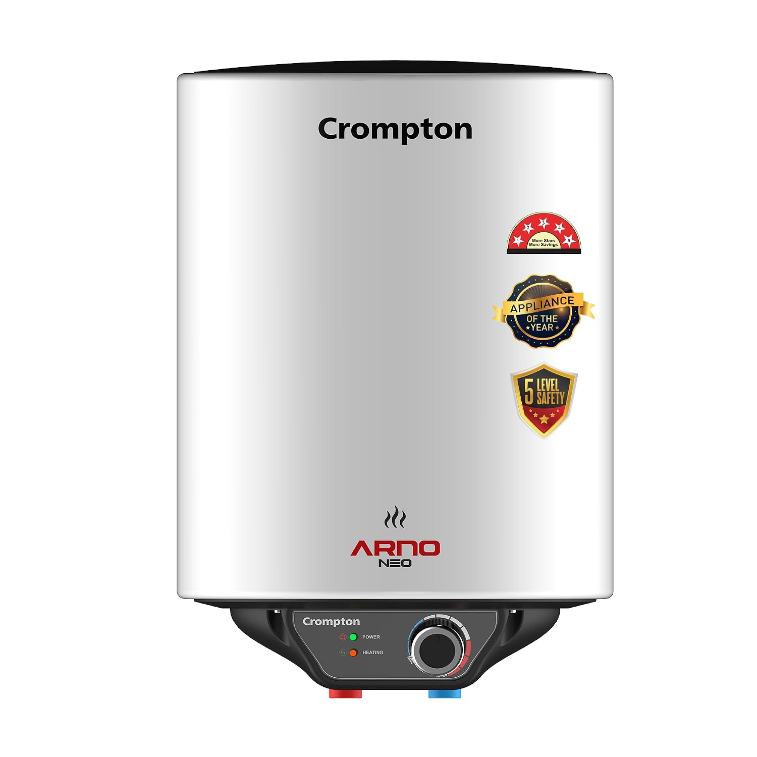 Crompton Arno Neo 10-L 5 Star Rated Storage Water Heater with Advanced 3 Level Safety