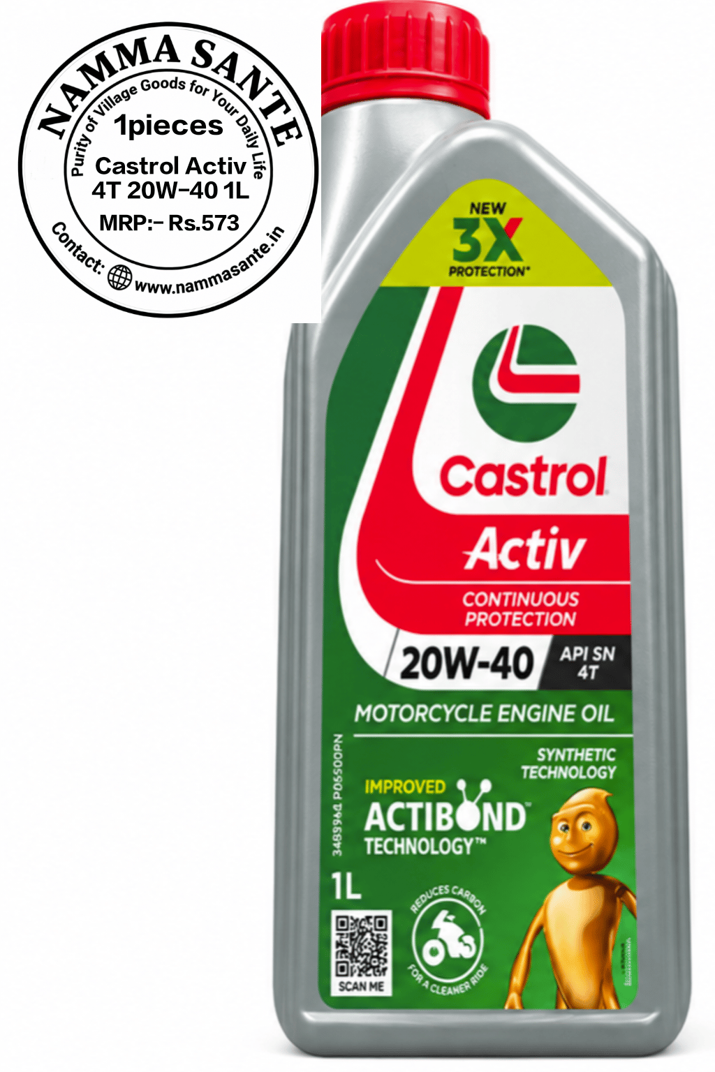 Castrol Activ 4T 20W-40 1L