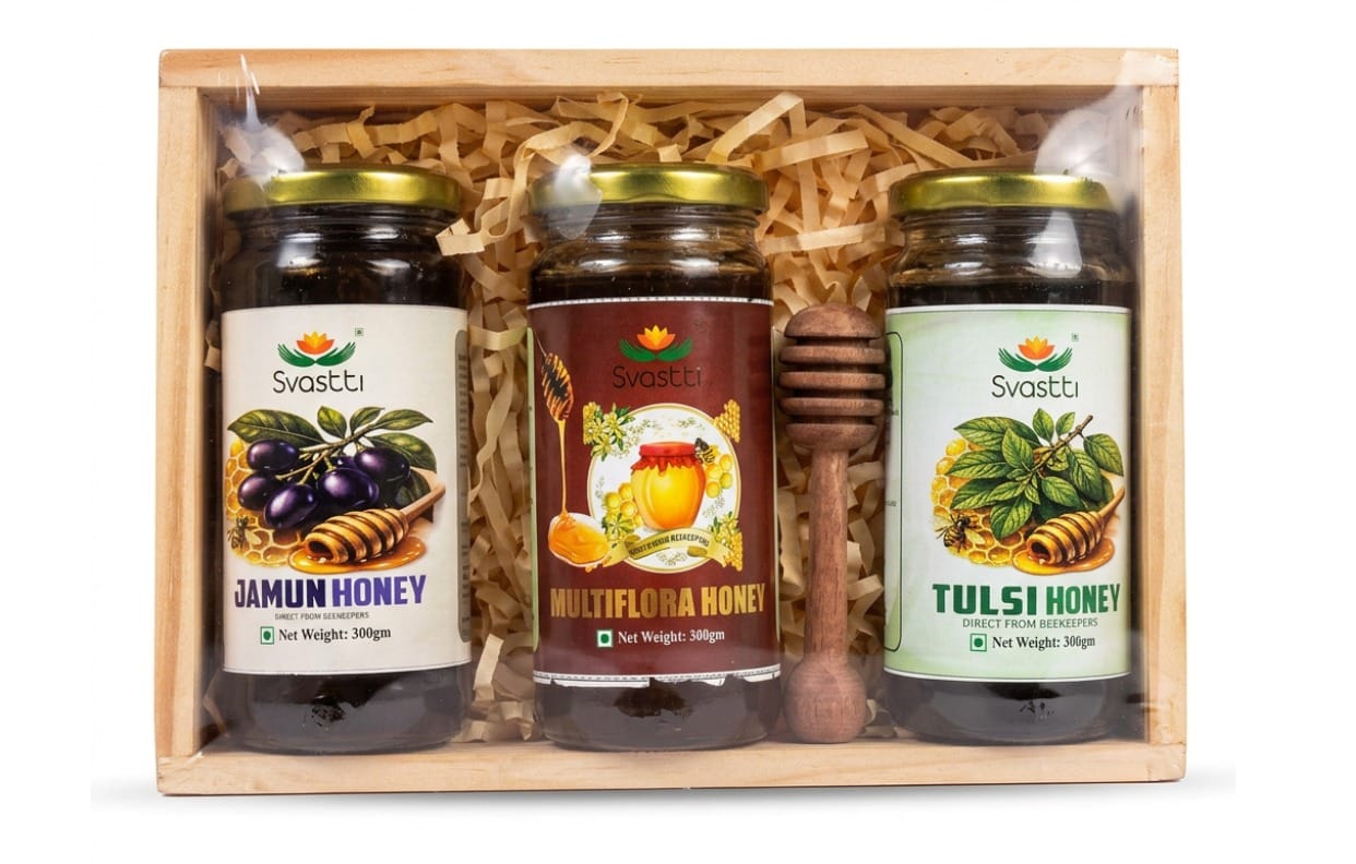 Premium Honey Gift Pack – 3 Jars