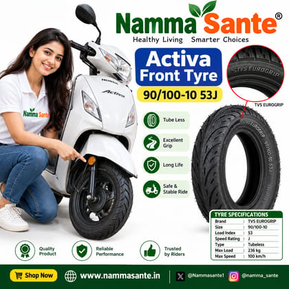 TVS Eurogrip Activa Front Tyre TVS Eurogrip Activa Front Tyre