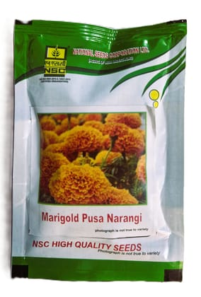 NSC Marigold Pusa Narangi High Quality Flower Seeds NSC Marigold Pusa Narangi High Quality Flower Seeds