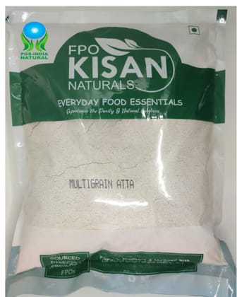 Kisan Naturals Multigrain Atta - 1kg