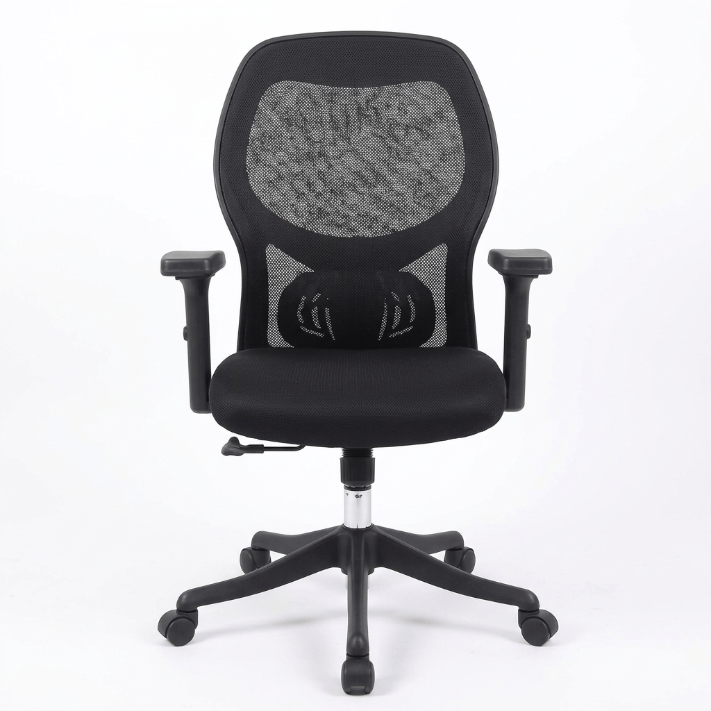 Ergonomic Mesh Back Office Chair - Black