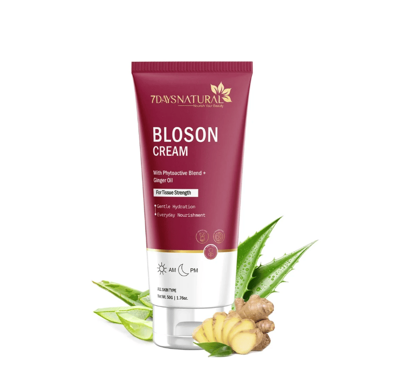 Bloson Cream Tissue Strength Cream – Gentle Hydration & Everyday Nourishment with Ginger Oil, Vitamin E & Betaine for All Skin Types Pack of 1