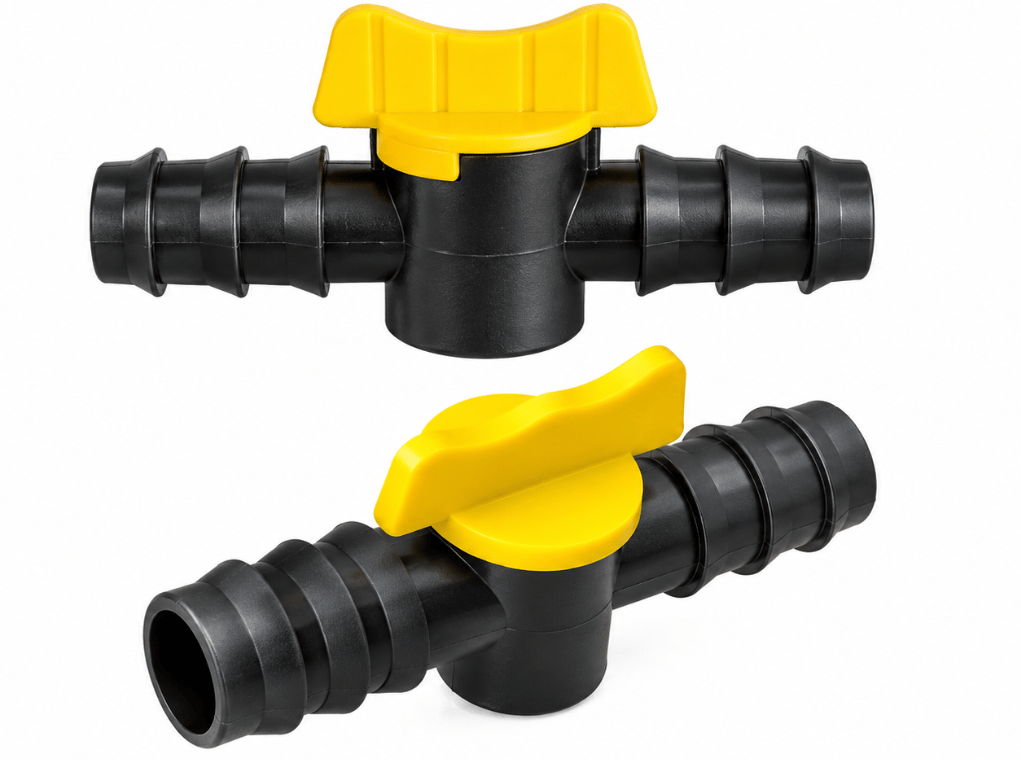 TAP COCK VALVE 16MM - Yellow - Pack of 100 Pcs