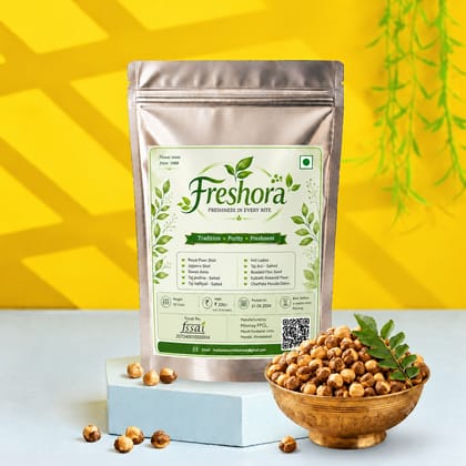Freshora Brand Salted Roasted Chana - Extra Super Soft (250 gram)