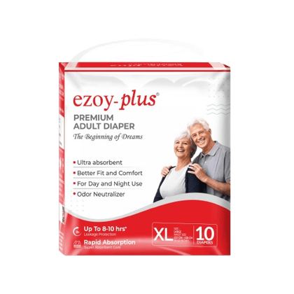 Ezoyplus Adult Diaper XL Size,Odour Control | Tape Style Soft & Breathable | Unisex Adult Diapers | 120 Pieces
