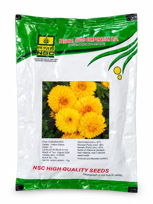 NSC Calendula Yellow Gianna TL Seeds – 10 GM Pack