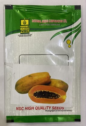 nsc papaya variety - psa dwarf TL seed 1 gm packing size 