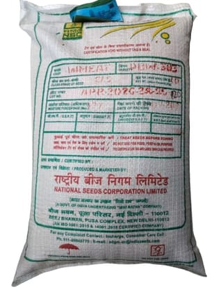   NSC Wheat DBW-303 Certified Seeds (C/S) – 20 KG Pack
