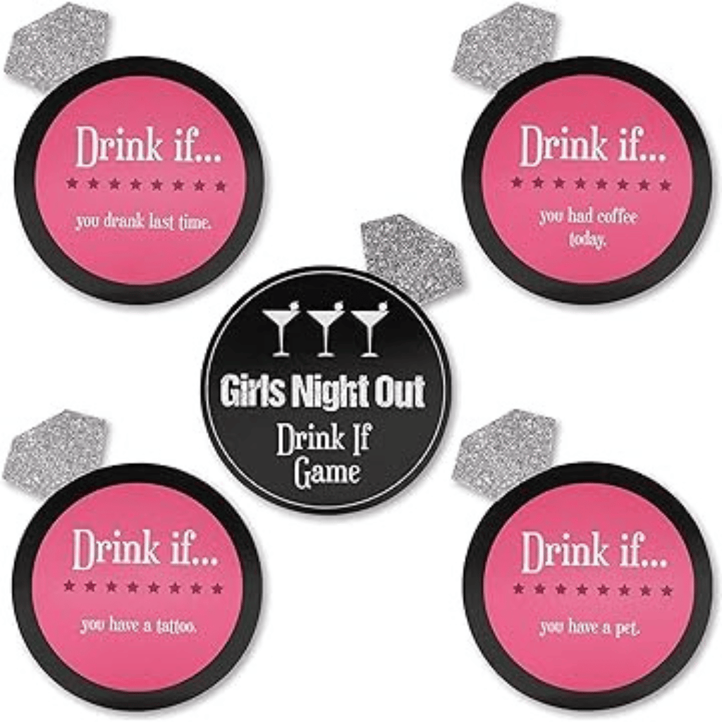 Girls Night Out Drink If Game - 30 PC - Party and Festive Needs | Buy online on ZillyBuy