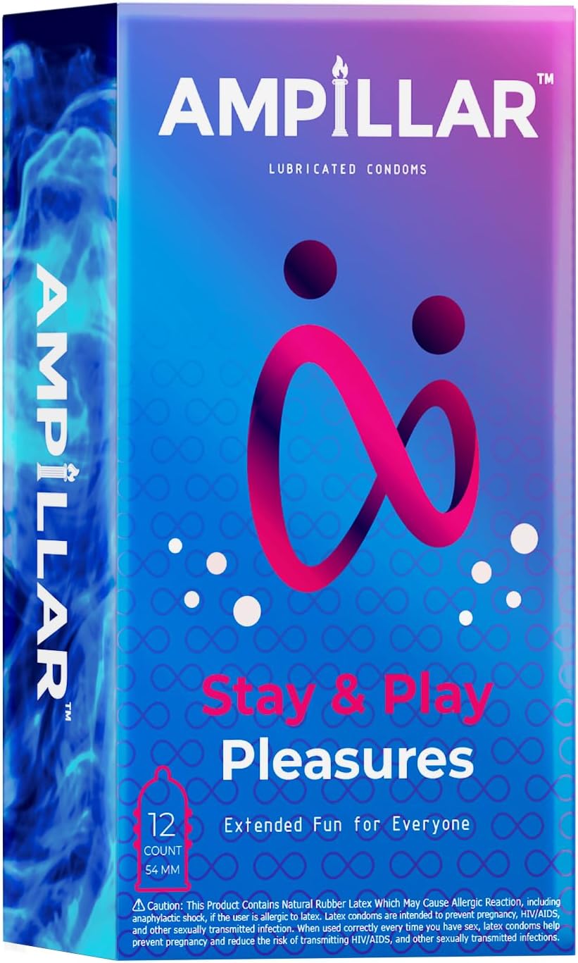 Condoms, Stay & Play Pleasures - 1 Count