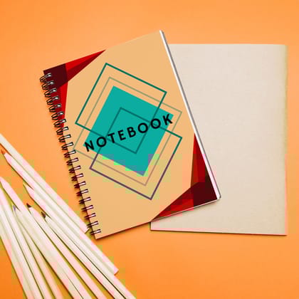 Prsthaa Hardbound Spiral Notebooka | A5 | 160 Undated Ruled Pages | 90 gsm Acid Free Paper | Open Flat and Write Comfortably