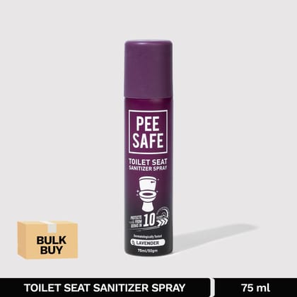 Toilet Seat Sanitizer Spray (Lavender) - 75 ML - BULK BUY Toilet Seat Sanitizer Spray (Lavender) - 75 ML - BULK BUY - Default Title