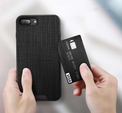 Card Holder Shockproof Case-iPhone 6 Plus/6S Plus