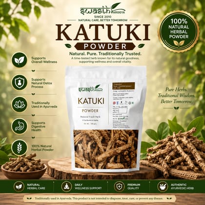 Swasth Arogya Katuki Powder - 1 Pack Of Fresh Katuki Powder (100g)