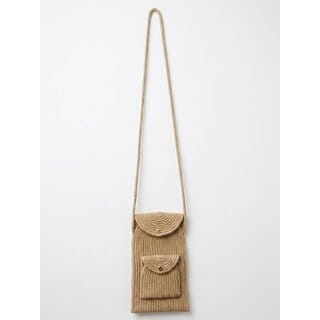 Handmade Cotton Rope Crossbody Sling Bag for Women, Small Shoulder Phone Pouch, Lightweight Mini Travel Bag