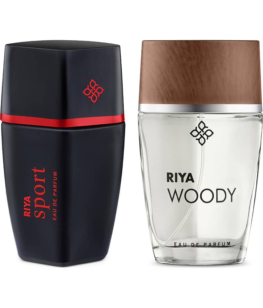 RIYA Sport & Woody, Long Lasting Perfume, 30ml Each, Pack of 2 Eau de Parfum  -  60 ml