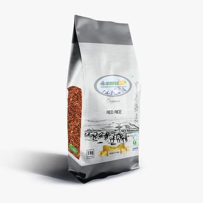 SIMFED Organic Red Rice 1Kg SIMFED Organic Red Rice 1Kg