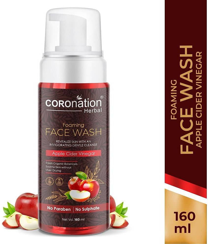 coronation herbal  Apple Cider Vinegar Foaming  Face Wash 160 mL