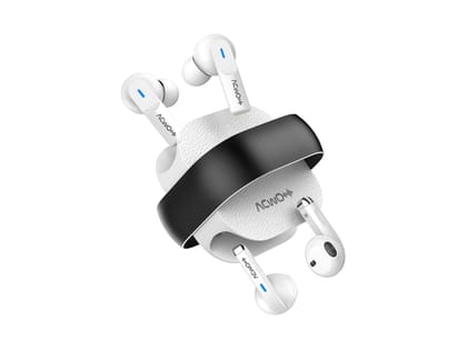 ACwO DwOTS Fire Earbuds with 52Hrs Battery, ENC, 13mm Bass Drivers, Dual Pairing, Gaming Mode & Wireless Charging Support. - Black