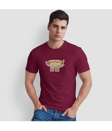 The Twenty Eight Pack of 1 Cotton Regular Fit Men's T-Shirt ( Maroon )