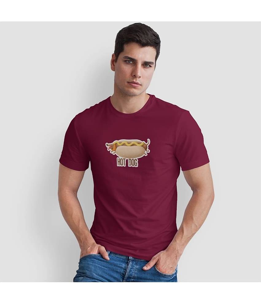 The Twenty Eight Pack of 1 Cotton Regular Fit Men's T-Shirt ( Maroon )