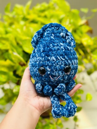 Toy - squid-Mix blue