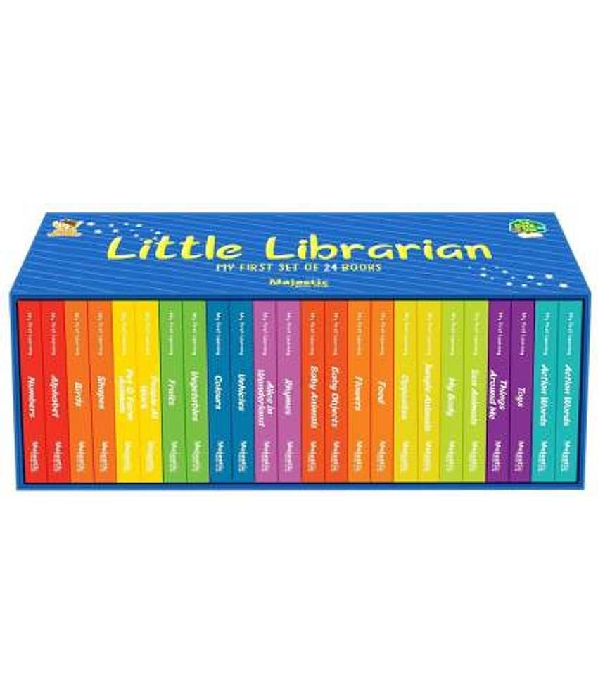 My First Library: Boxset of 24 Board Books for Kids