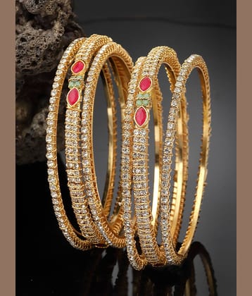 Sukkhi Multicolor Bangle Set ( Pack of 6 )