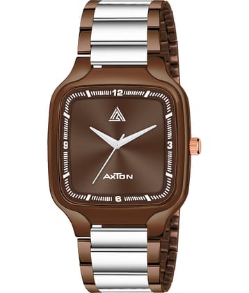 Axton Brown Stainless Steel Analog Men's Watch