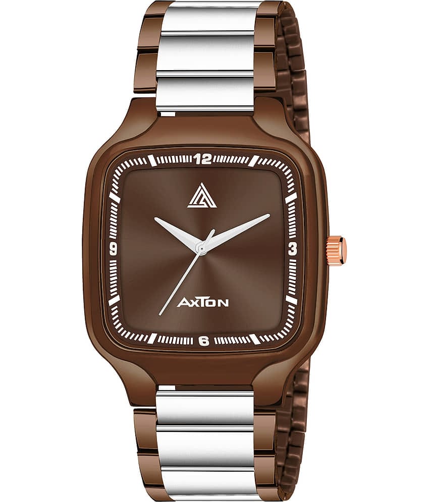 Axton Brown Stainless Steel Analog Men's Watch
