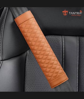 Tantra Seat Belt Cover Beige Single