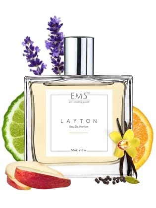 EM5 Laytonn Unisex Perfume | Eau De Parfum Spray for Men & Women | Vanilla Woody Warm & Spicy | Luxury Gift for Him/Her EM5 Laytonn Unisex Perfume | Eau De Parfum Spray for Men & Women | Vanilla Woody Warm & Spicy | Luxury Gift for Him/Her - 50 ml (Pack 