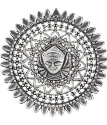 PUJVI - Silver Rings ( Pack of 1 )