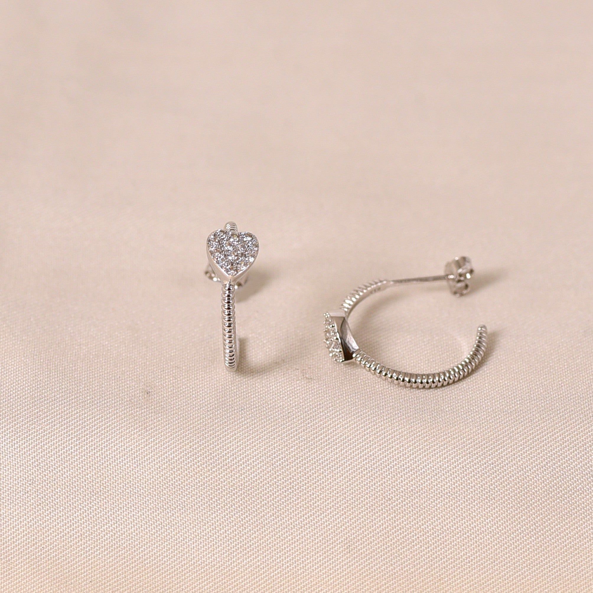 Stringed Heart Earrings