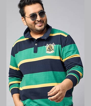 AUSTIVO Fleece High Neck Men's Sweatshirt - Green ( Pack of 1 )