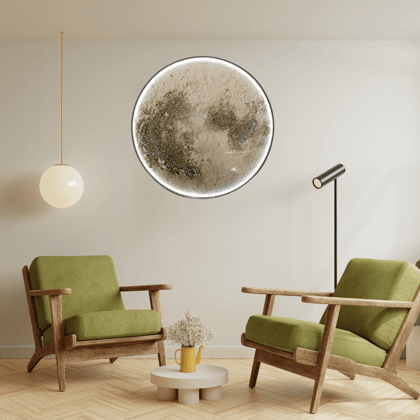 3D ACRYLIC LED WALL ART STYLE 51-Acrylic | Gloss Finish / Dia: 12.5 (Inch)