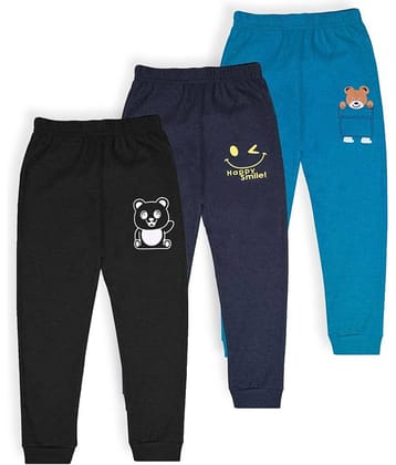 J&JP Pack of 3 Boys Cotton Blend Trackpant ( Multicolor )