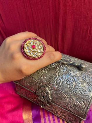 Chandrika Kundan Ring