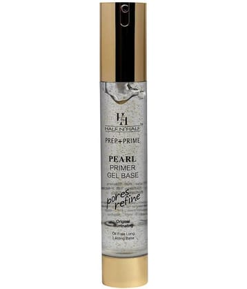 Half N Half Prep+Prime Pearl Primer Gel Base, Pores Refine, 18h Oil Free Long-Lasting Base PR-02 (30ml)