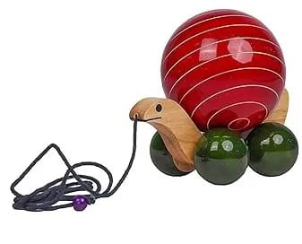 Numobel-Toys-On Wheels-Snail with Rotating Ball Back