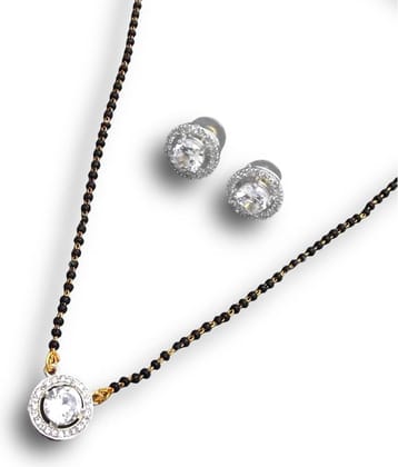 Charms White Mangalsutra Set ( Pack of 1 )