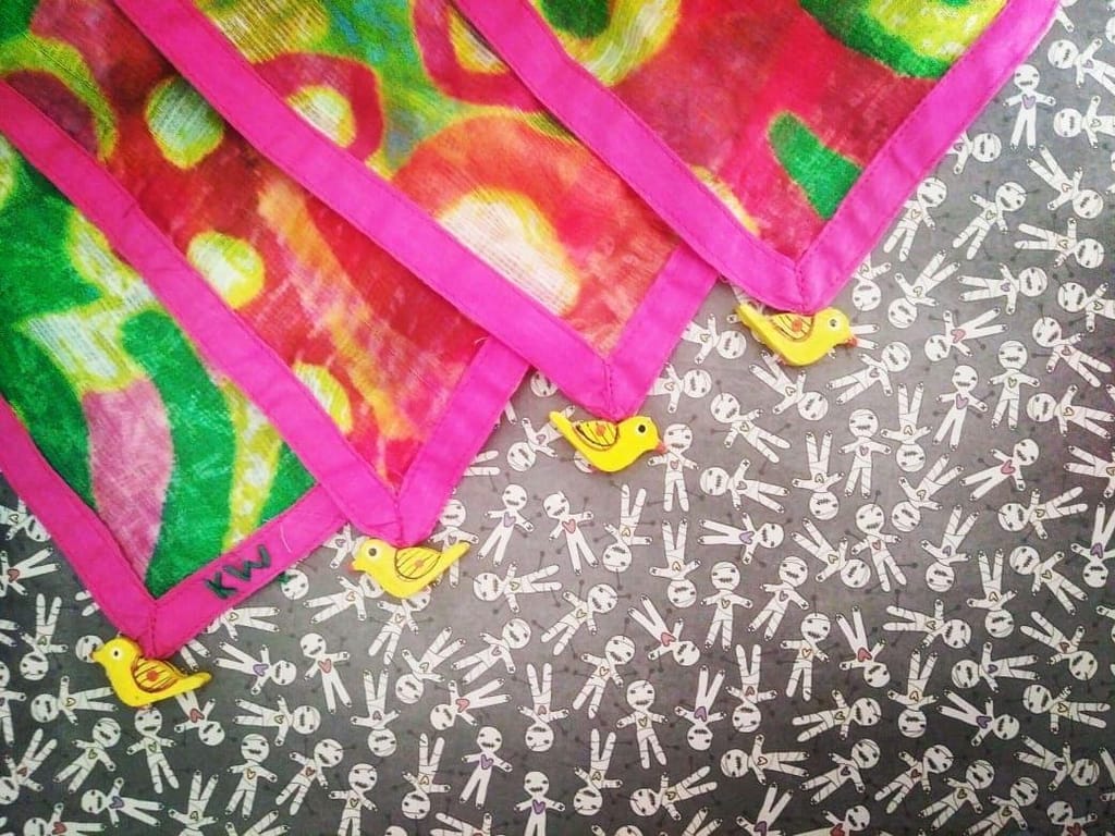 Phulkari Kota Silk Stole